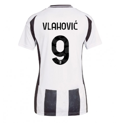 Dámy Fotbalový dres Juventus Dusan Vlahovic #9 2024-25 Domácí Krátký Rukáv